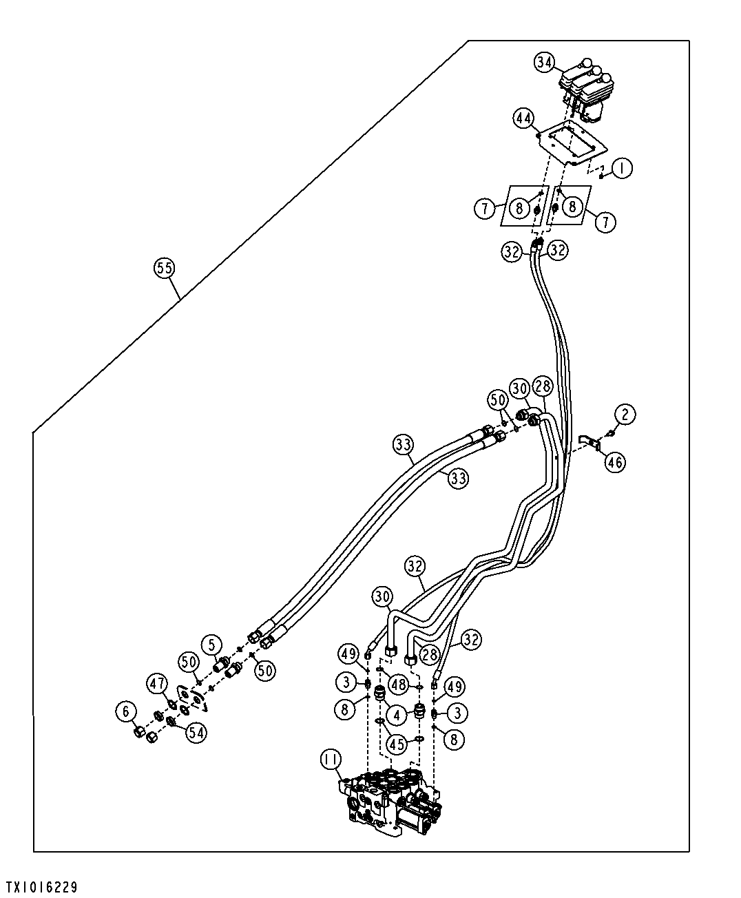 Two Lever To Three Lever Pilot Controller Conversion Kit (Z-Bar)
