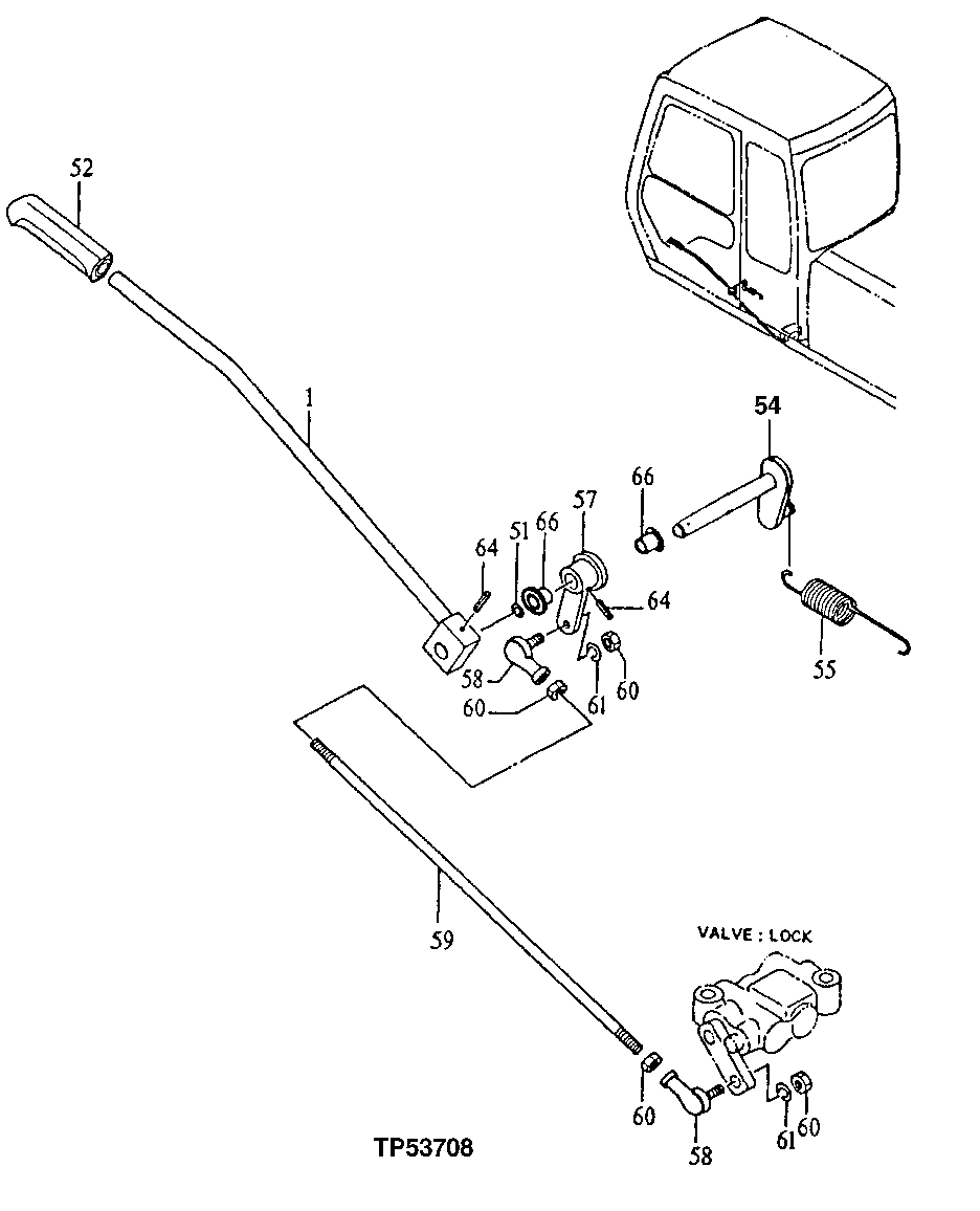 Control Lever (Pilot Control Shut-Off Valve) (006156 - )