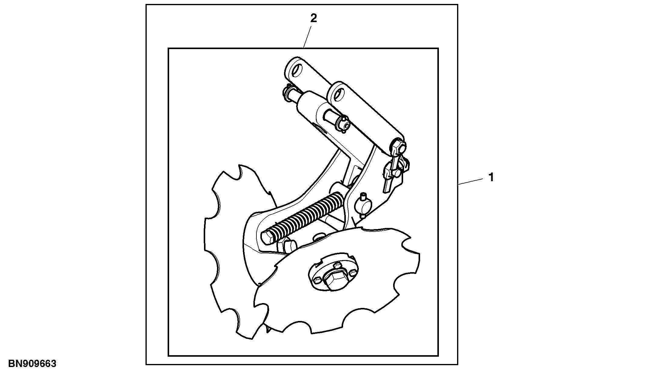 Attachment, Row Cleaners, 12 Row