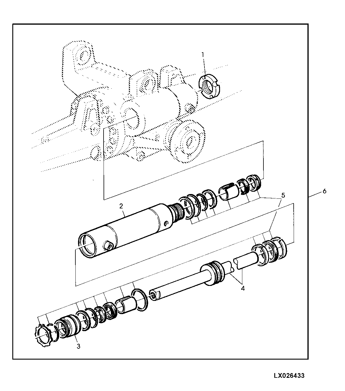 Steering Cylinder Parts With Front Wheel Drive