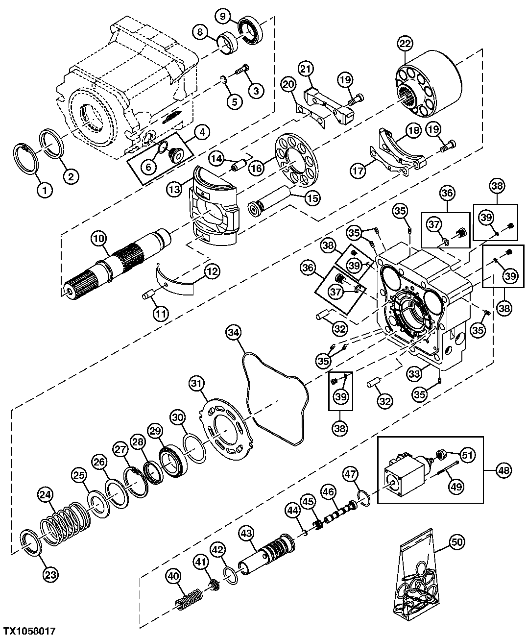 Hydrostatic Drive Motor Components ( - 011263)