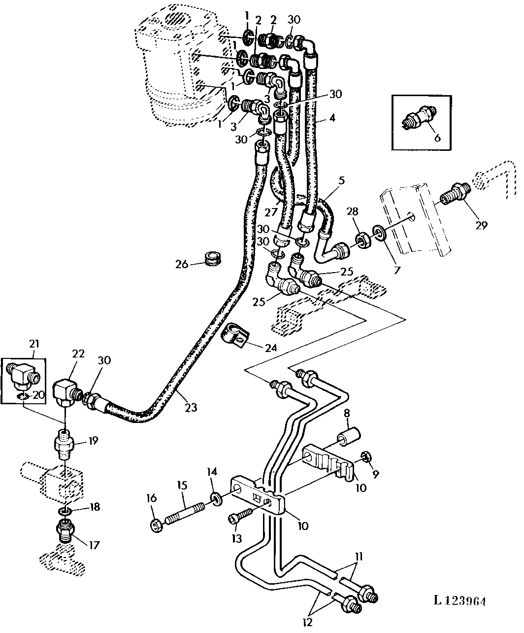 HYDR. STEERING (WITH ONE DOUBLE ACTING CYLINDER)