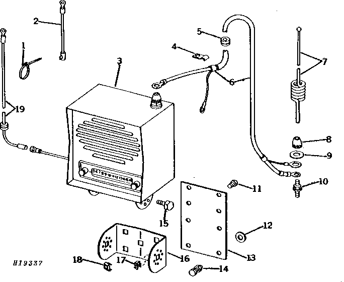 RADIO (USED WITH OPERATOR'S CAB) (MOTOROLA) (1278 - 4440)