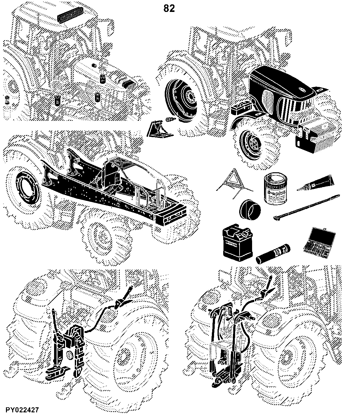 SE6320, SE6420, SE6520, SE6620 Tractors (Europe Edition)