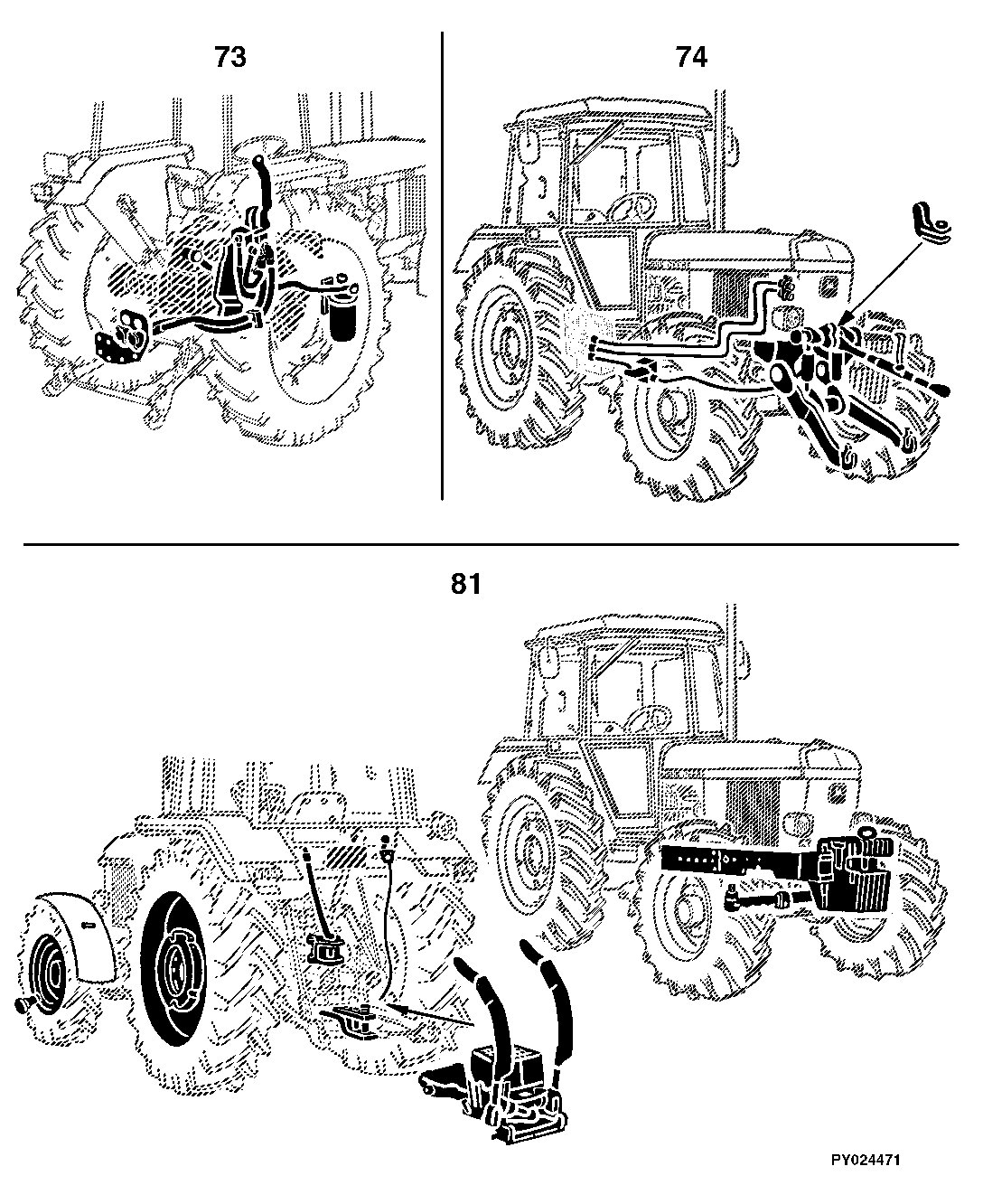 2650, 2650N, 2850 Tractors (Synchro-Transmission)(Europe Edition)