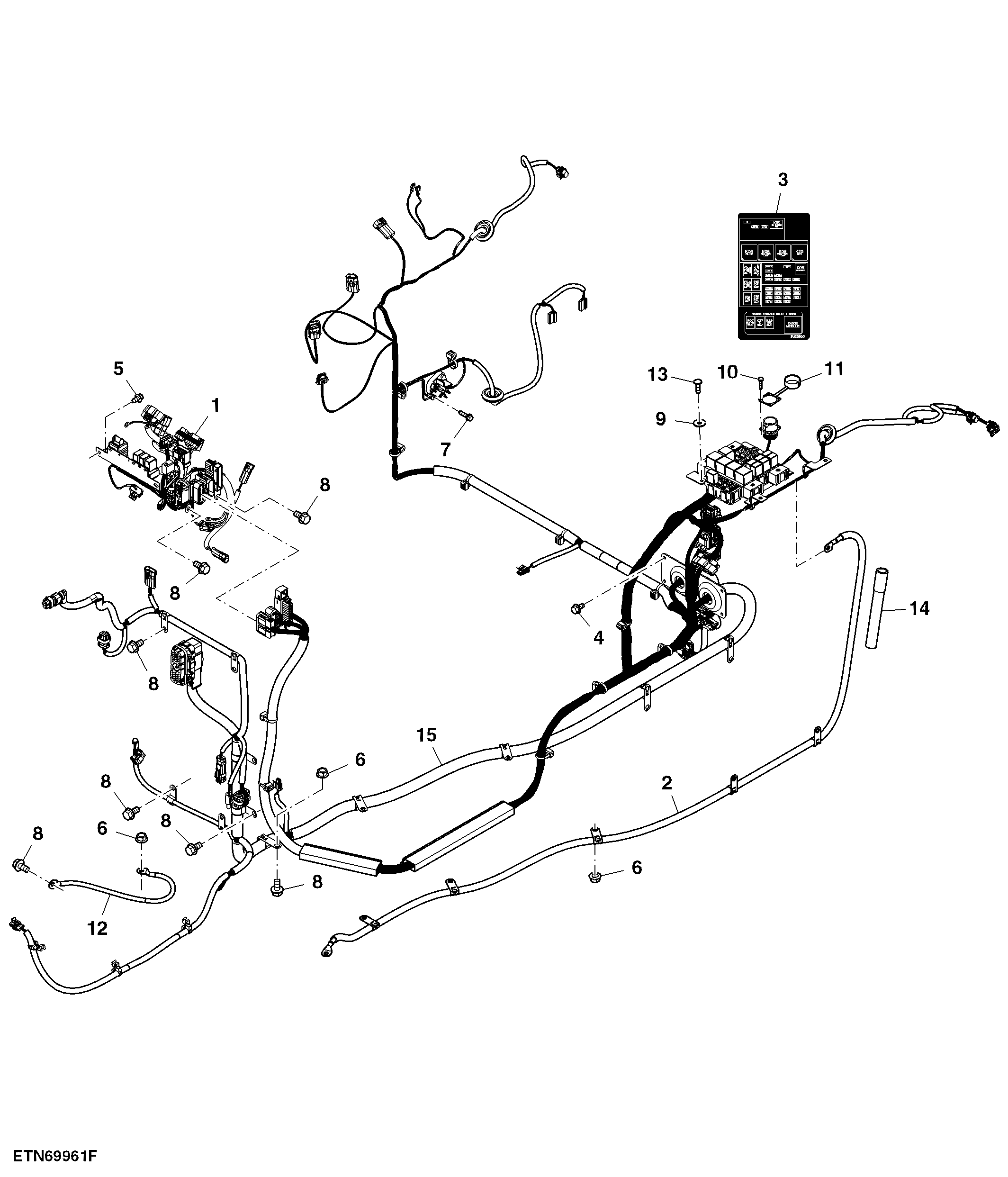 Cab Wiring Harness, Syncshuttle Plus (xxxxxx - )