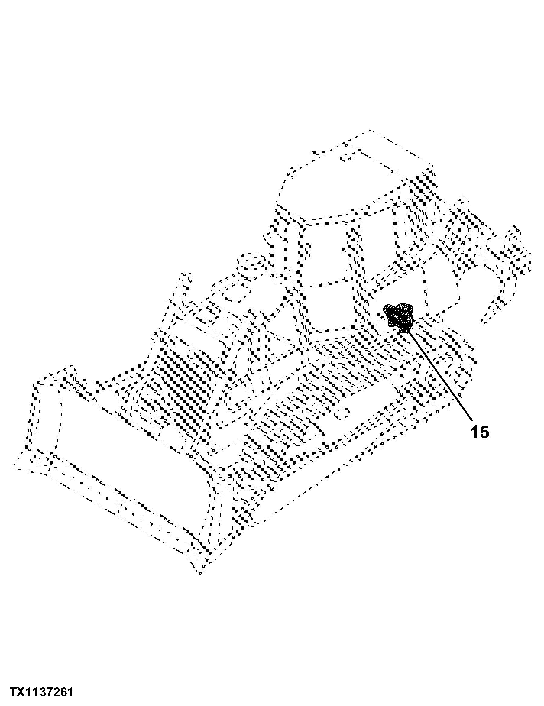 750K Crawler Dozer (PIN: 1T0750KX_ _E216966 - 270478) Engine 6068HT074