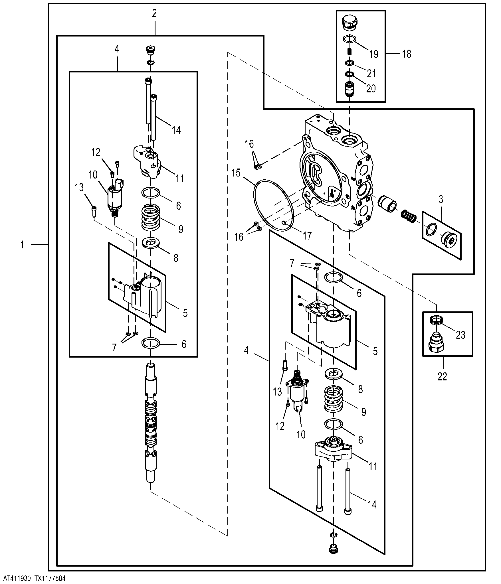 Auxiliary Section 2, Control Valve ( - 385050)