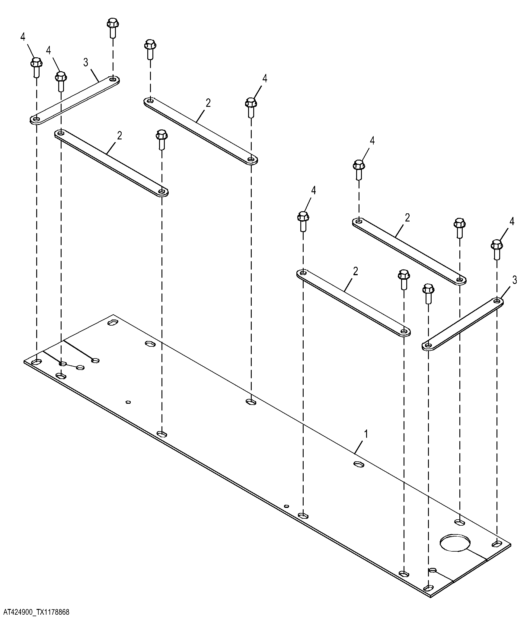 Fan Compartment Floor With Front Auxiliary Hydraulics