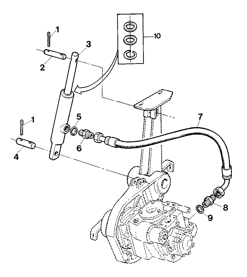 HYDROSTATIC PUMP - HYDRAULIC BELT TENSIONER