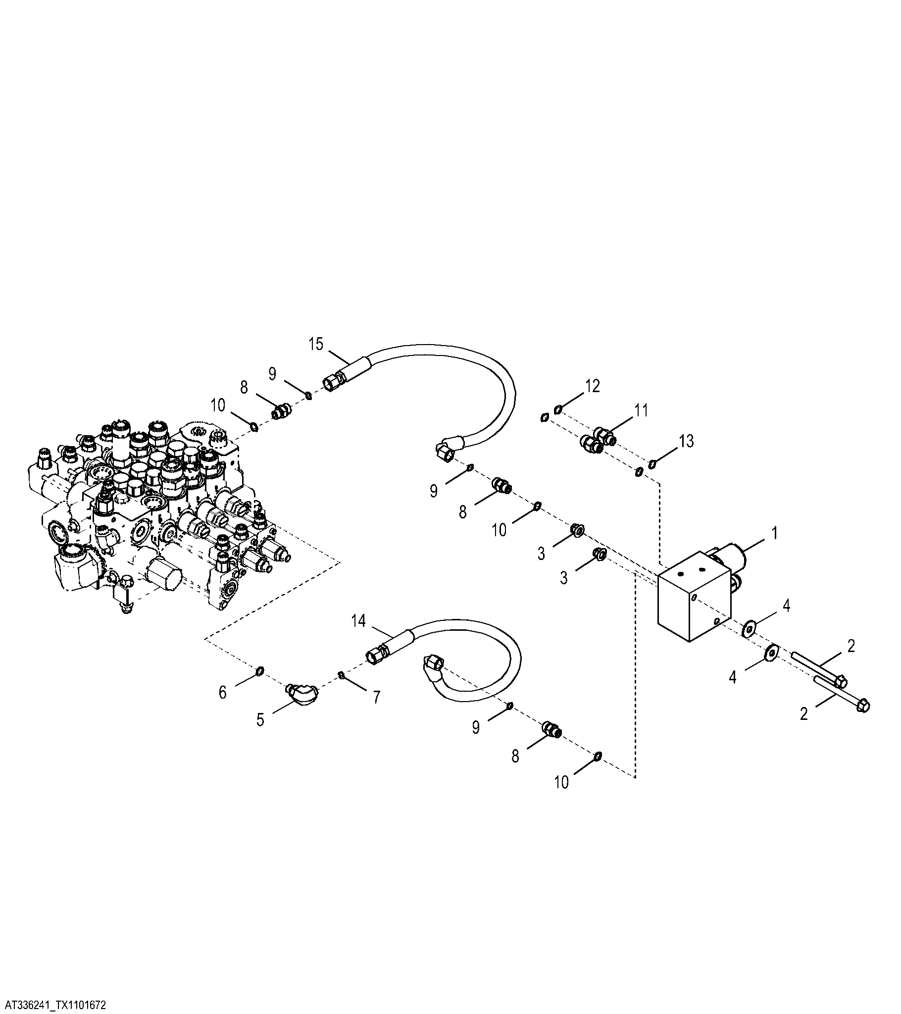 Pin Disconnect Valve Hydraulic Lines (Powerllel™)