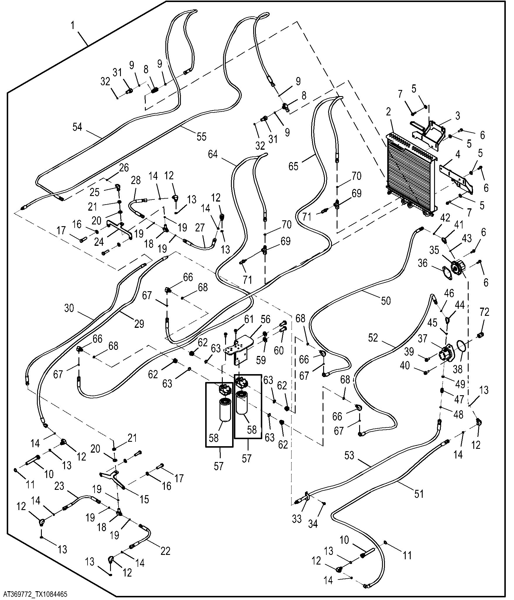 Axle Cooling and Filtration System Conversion Kit