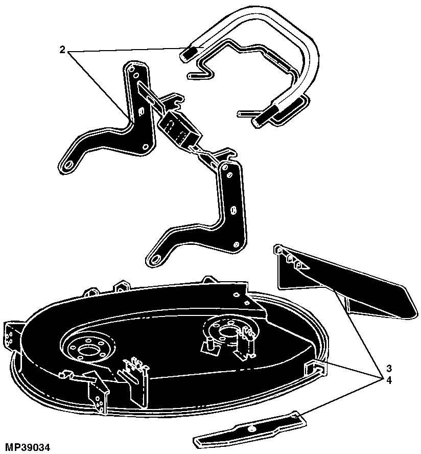 85 MOWER DECK AND LIFT LINKAGE