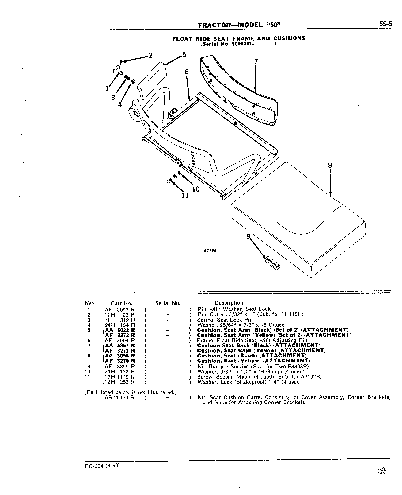 Section 55 - Drawbar and Seat (Continued)