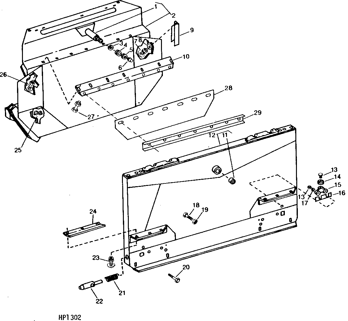 FEEDER HOUSE FRONT SHEETS (SIDEHILL) (CONVEYOR TYPE)