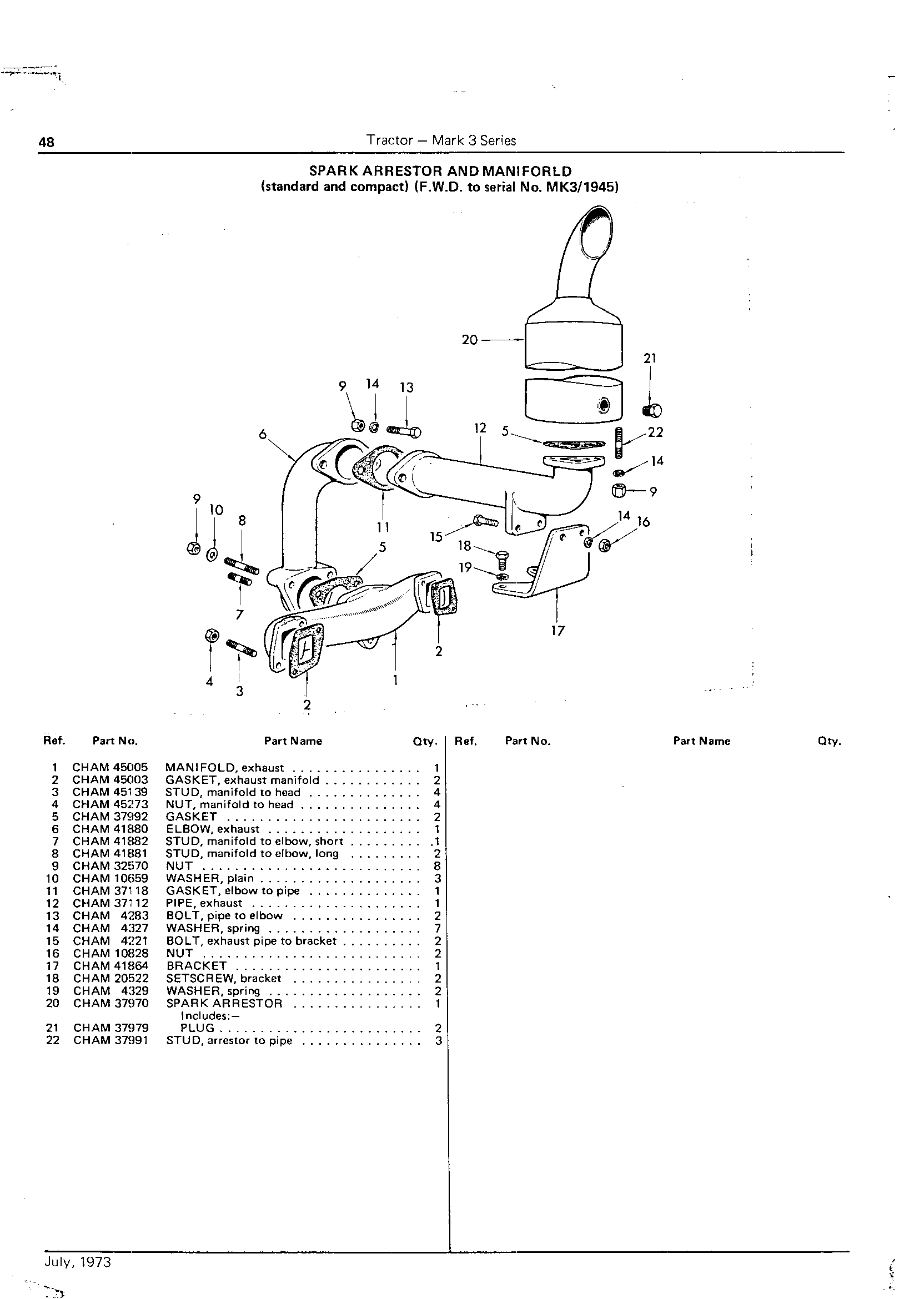 Spark Arrestor and Manifold