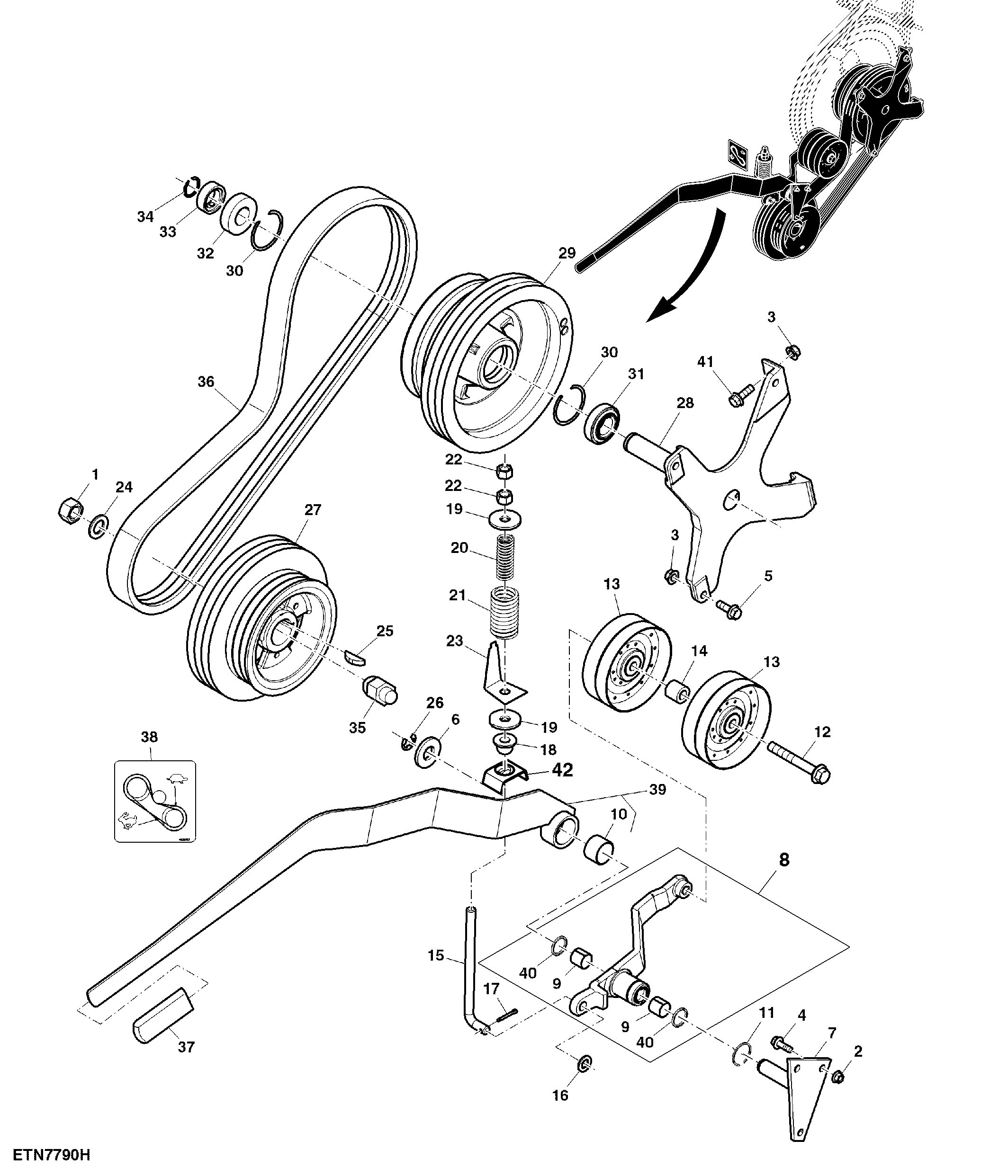 Feed Accelerator Stone Trap Drive, Standard Speed