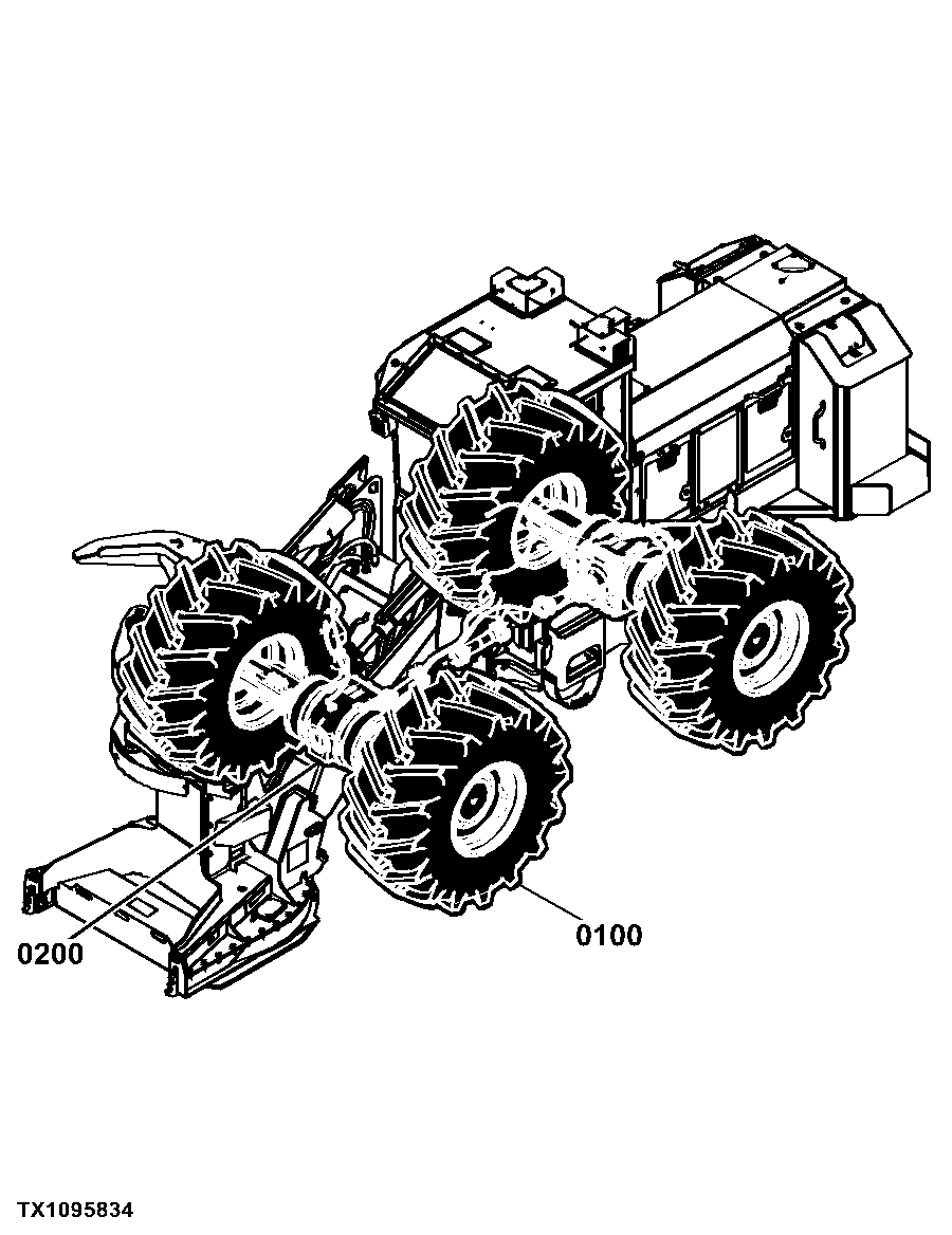 843K Wheeled Feller Buncher (Worldwide Edition)