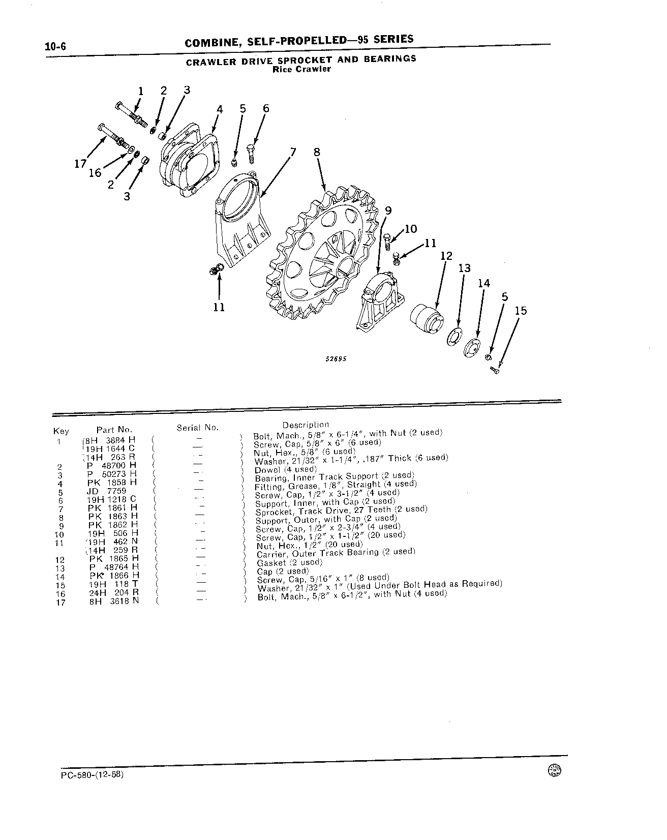 Main Wheels and Track (Continued)