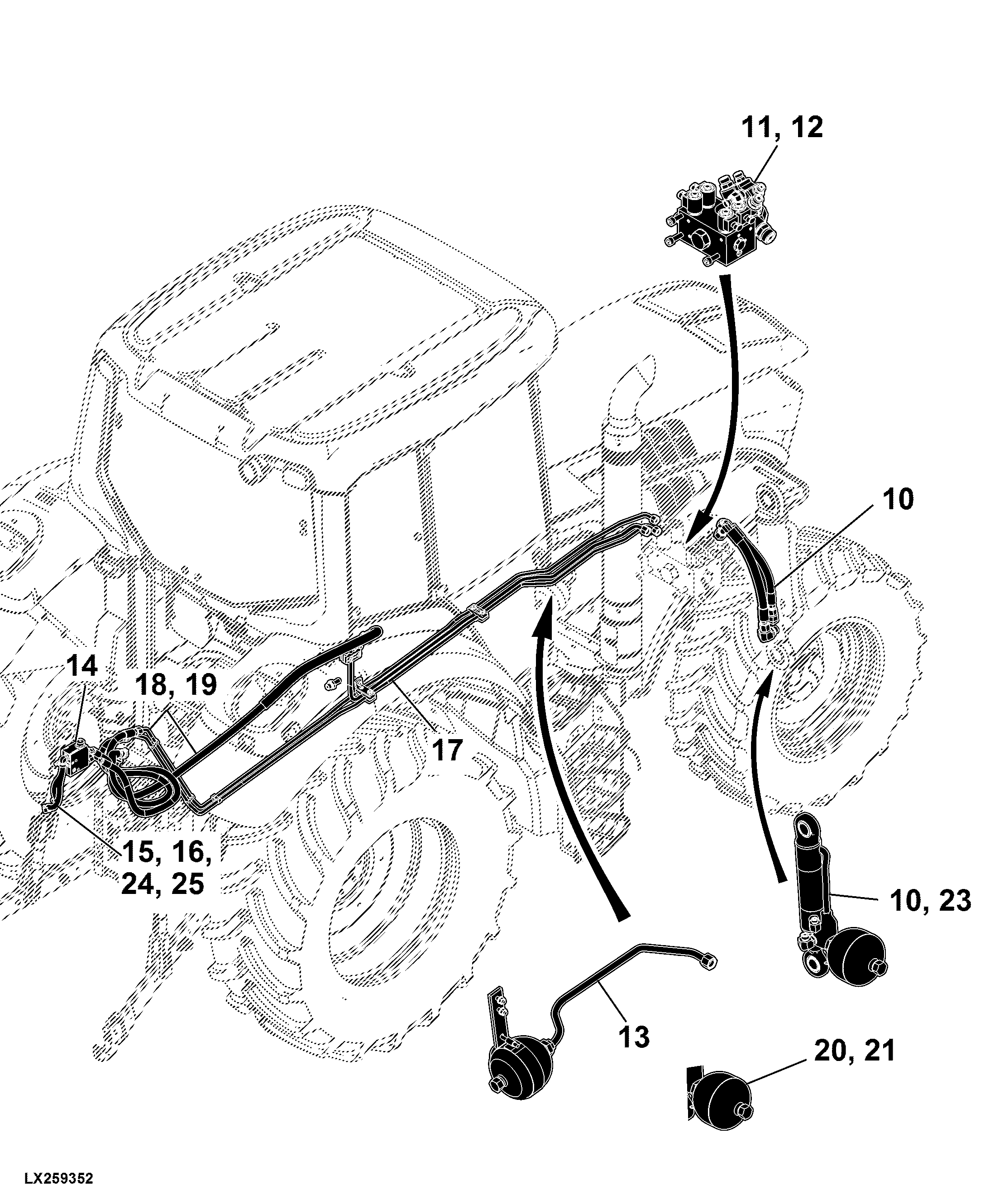 81 MFWD Front Axle Accessories and 2WD Front Axles
