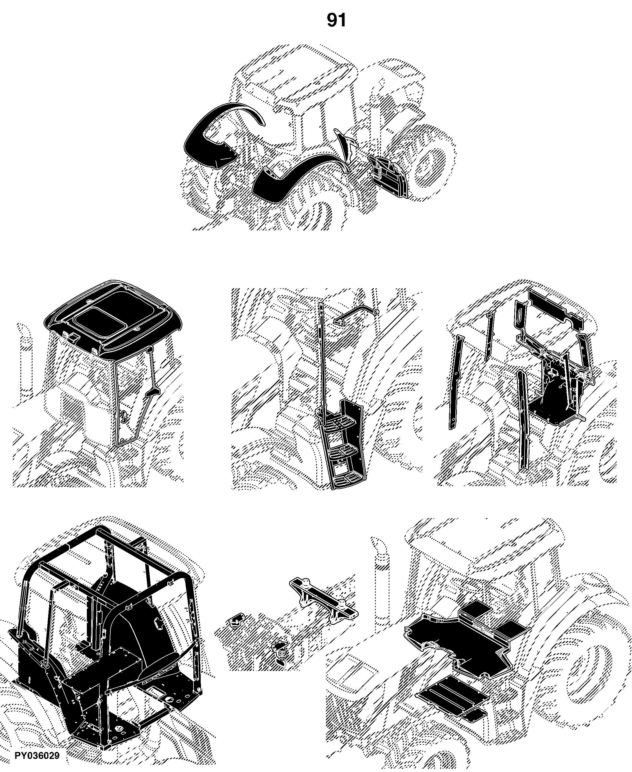 6170M Tractor (Europe Edition, Engine SN: 6068GXXXXXX)(Tier 2)(S.N. -860503)