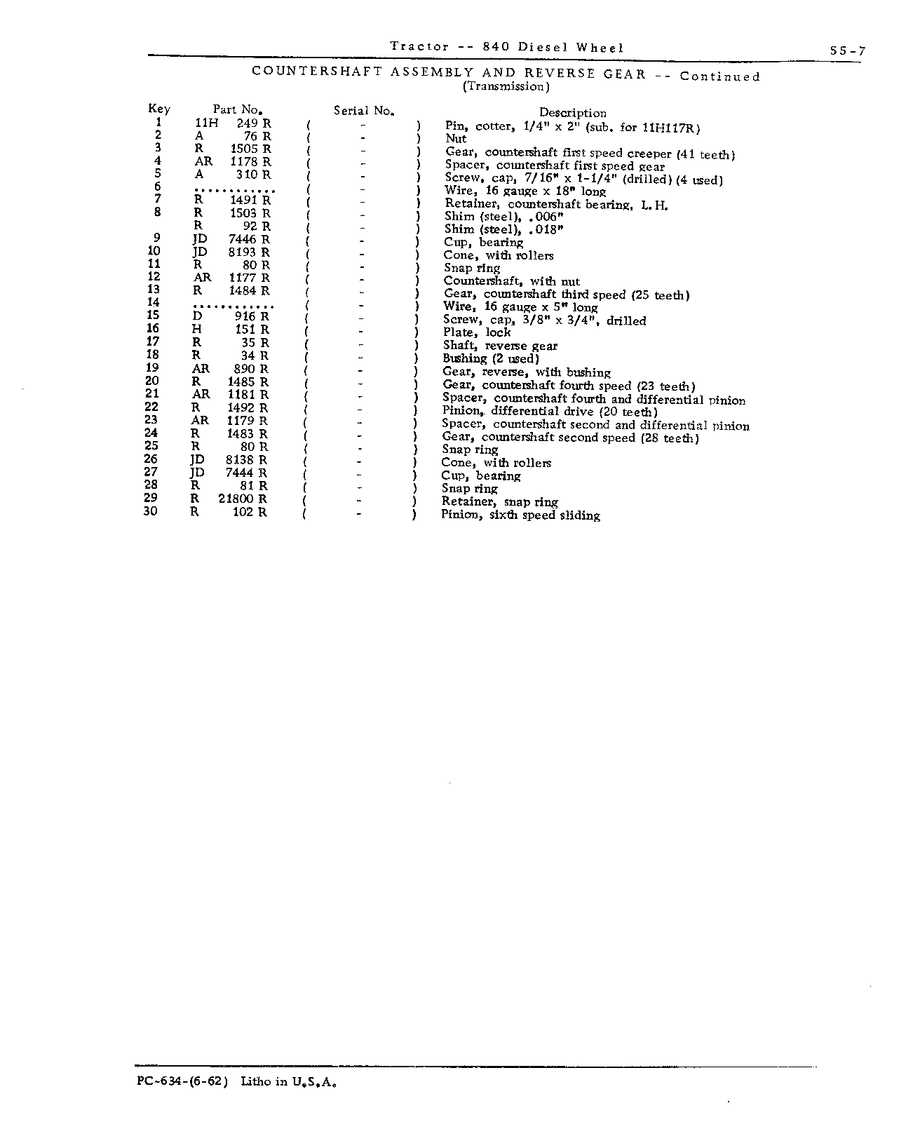 Transmission, Differential, and Final Drive (Continued)
