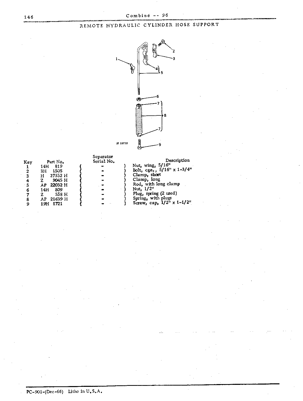 PTO Drive Parts (Continued)
