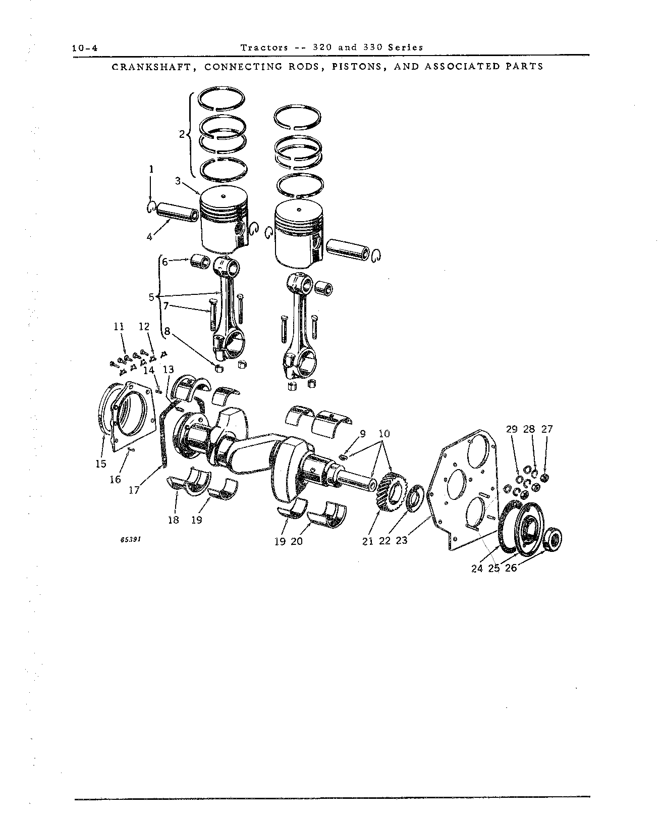 Bearings, Main (Continued)