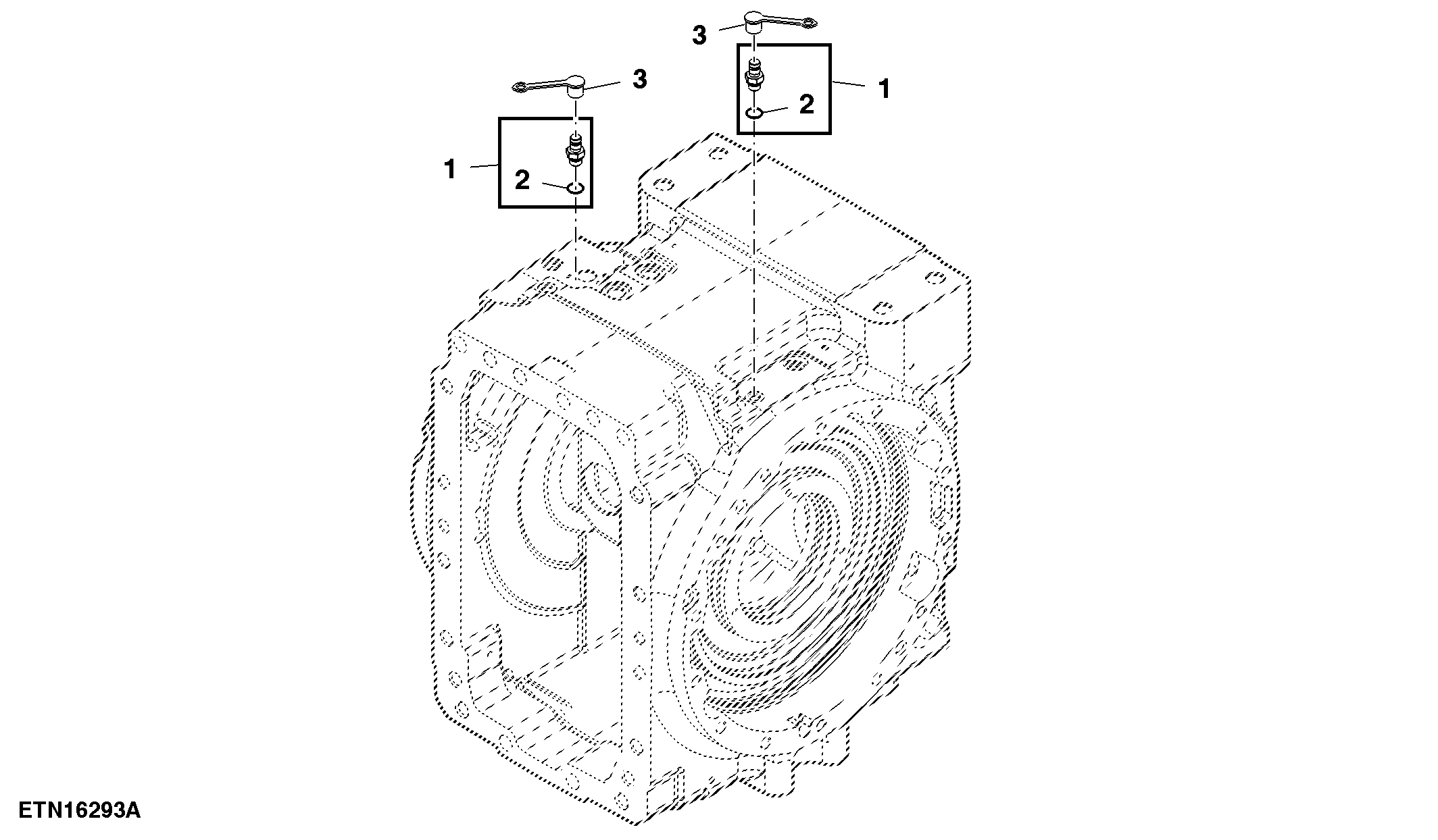 Fitting, No BR Pressure Sensing, No Air TR BR