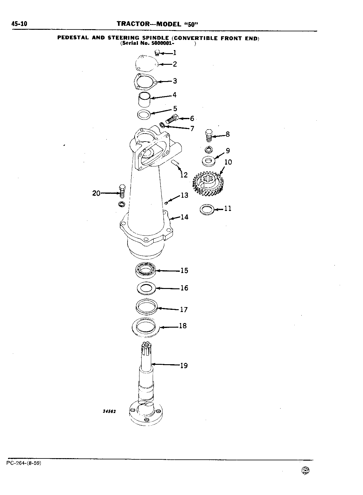 Section 45 - Steering Mechanism, Front End Equipment, and Rear Wheels (Continued)