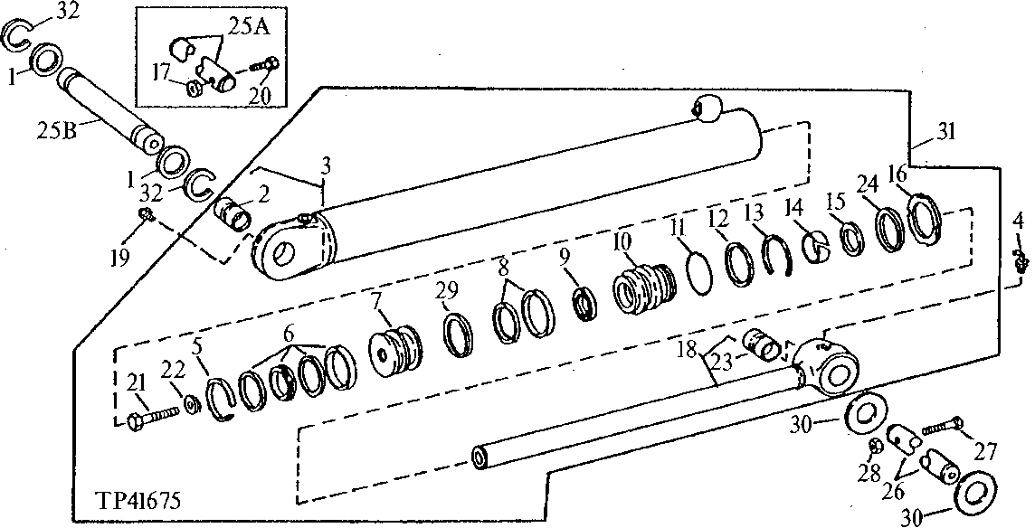 Crowd Cylinder (For Use With Standard Boom) (Replacement Cylinder)