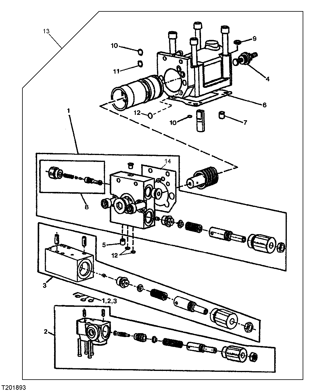 STEERING AND LOADER HYDRAULIC PUMP CONTROL VALVES