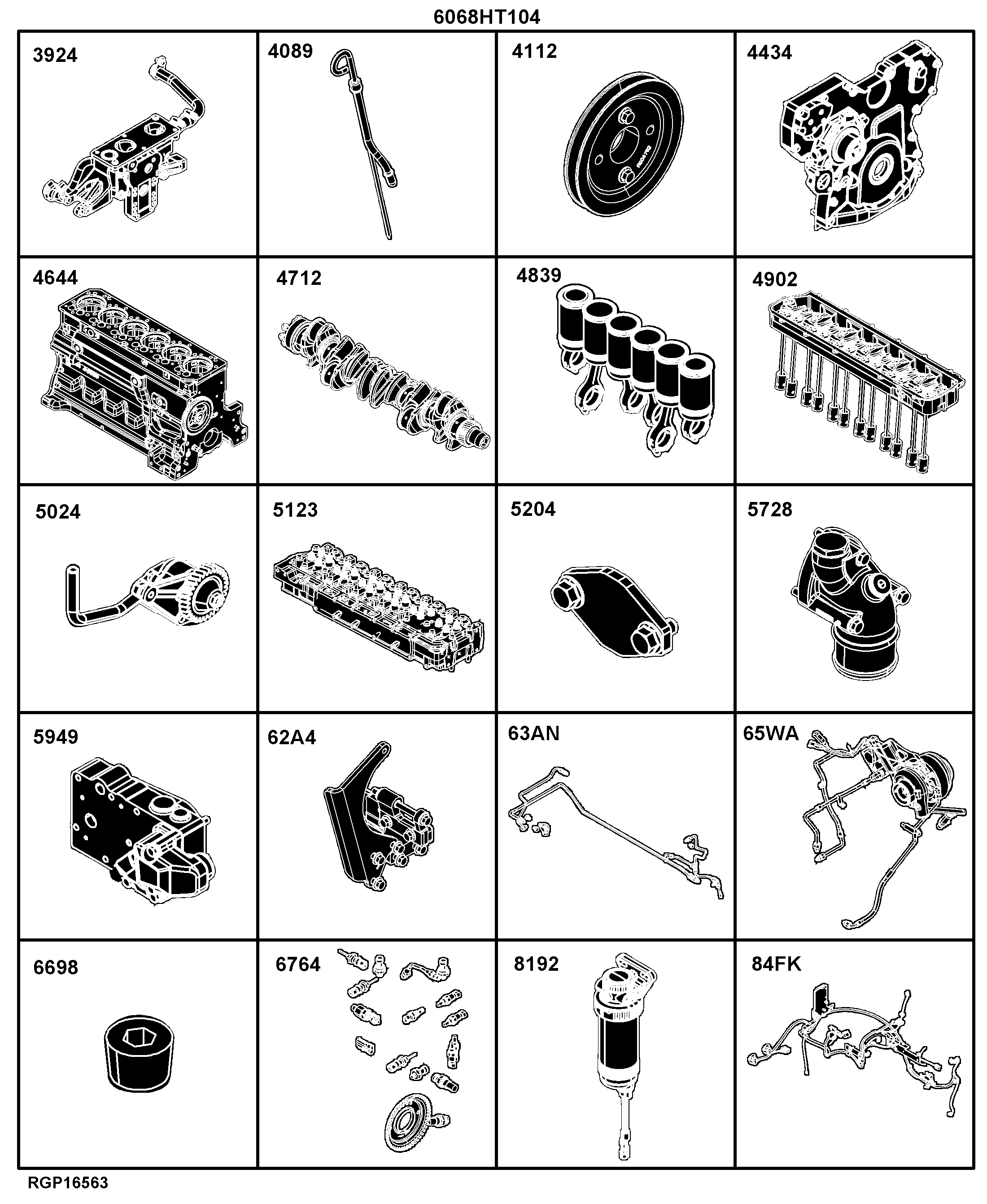 04D Engine 6068HT104-RE556878