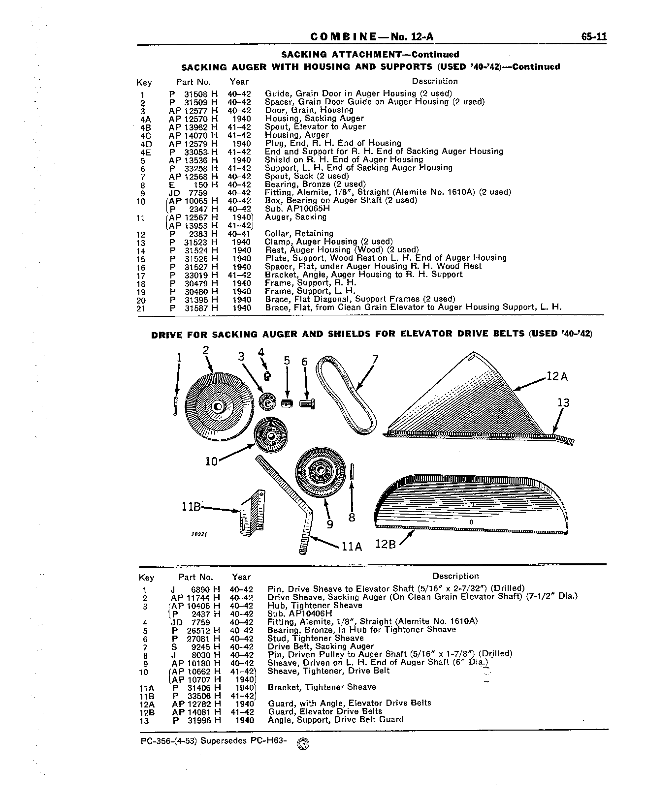 Section 65-Sacking Attachment (Continued)