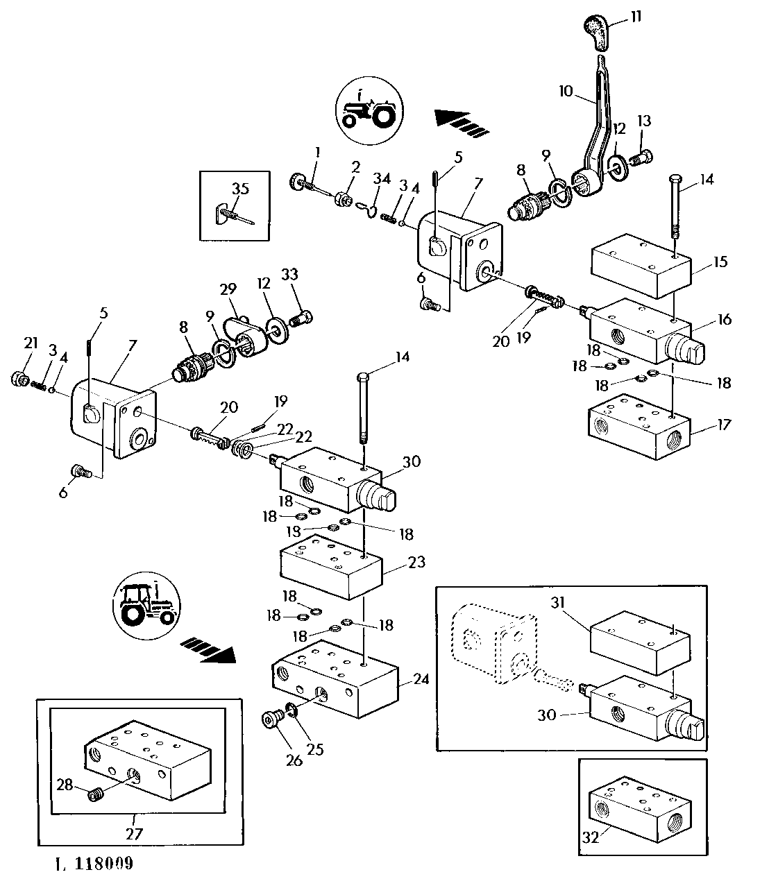 SINGLE-ACTING SELECTIVE CONTROL VALVE (SPOOL TYPE)