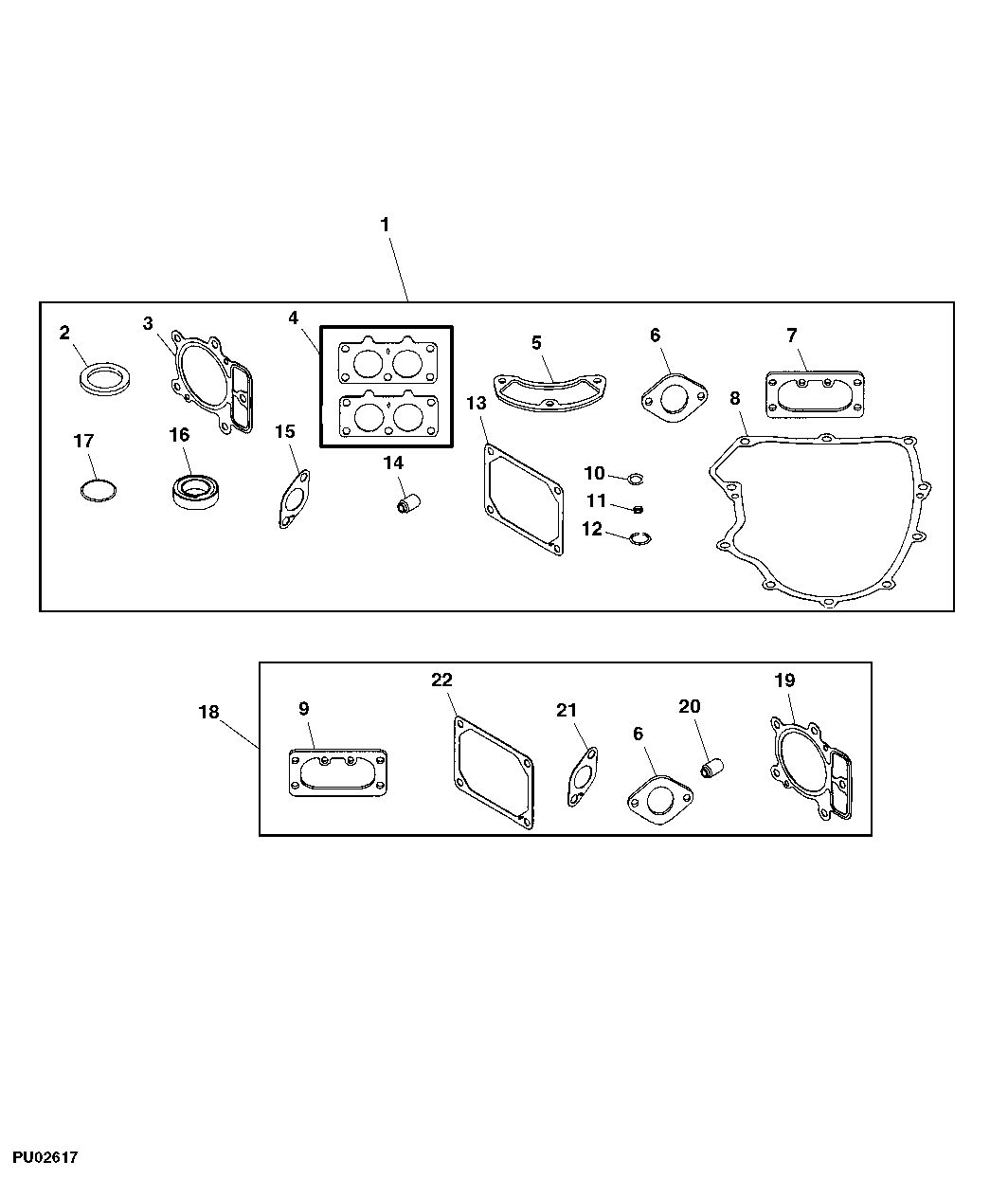 Engine Gasket Kit (Engine Marked 405577-0129-B3)