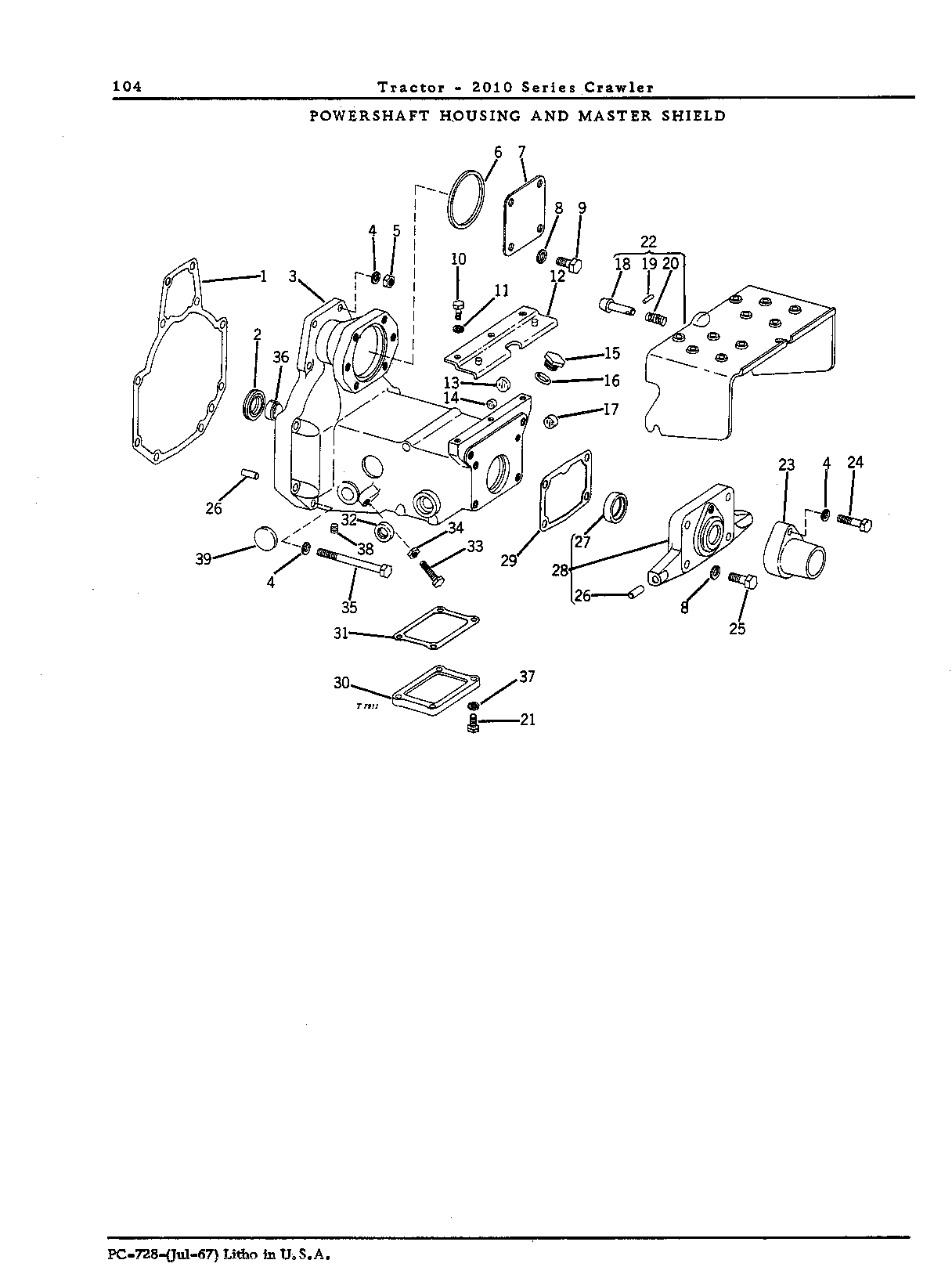 Powershaft housing