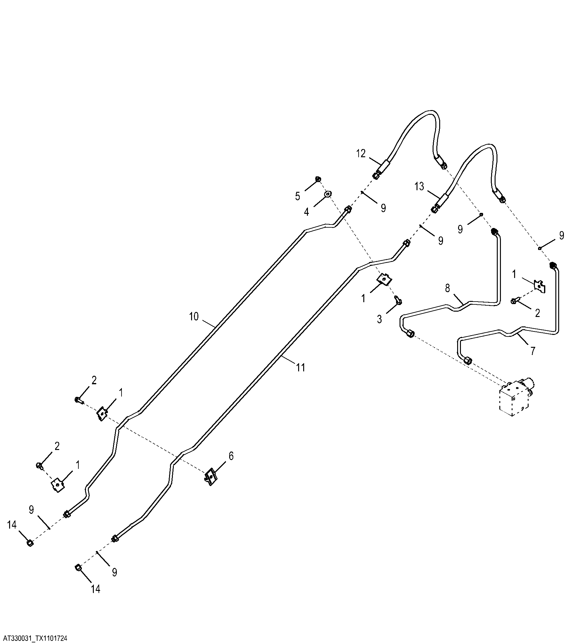 Pin Disconnect Hydraulic Lines (Powerllel™)