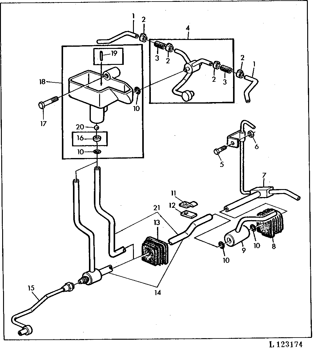 LUBRICATING LINES/OIL CUP (SYNCHRONIZED TRANSMISSION)