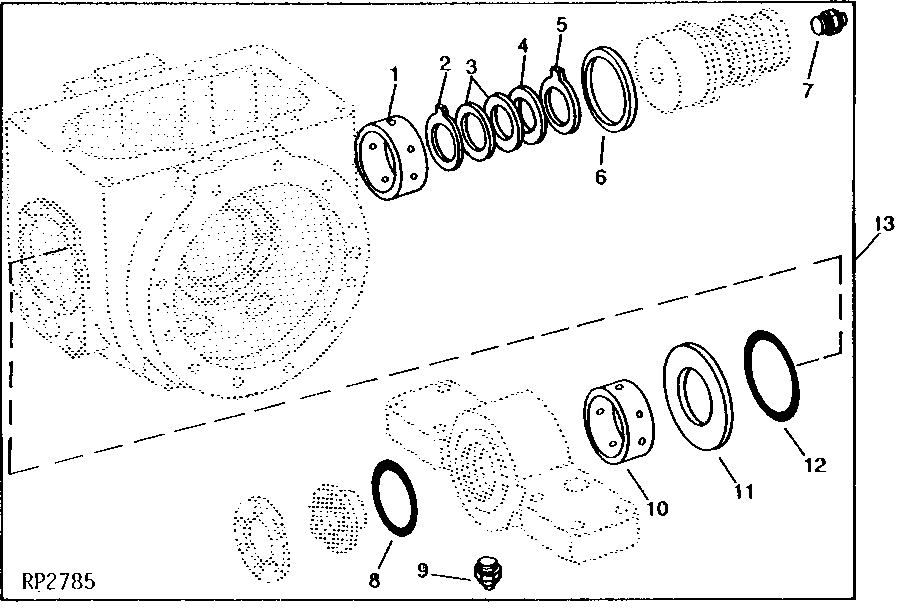 FRONT DIFFERENTIAL MOUNTING SEAL REPAIR KIT