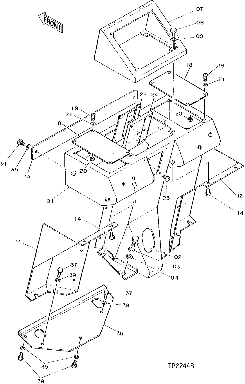 Instrument Panel and Control Mounting Structure (Canopy)