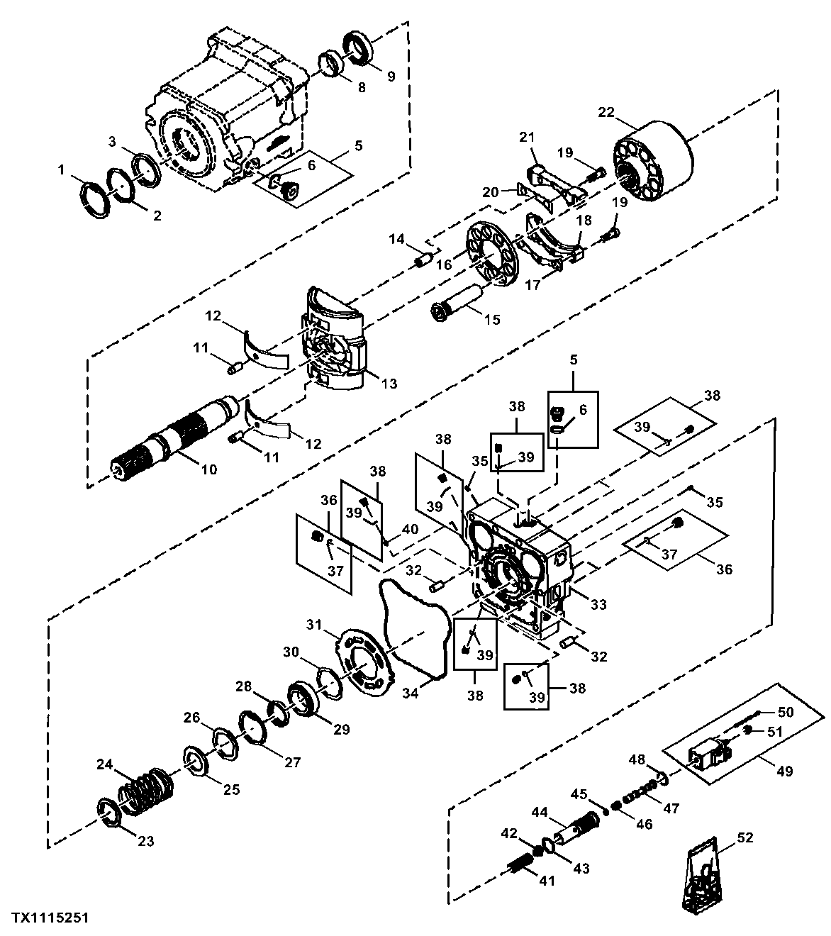 Hydrostatic Drive Motor Components (011103 - )