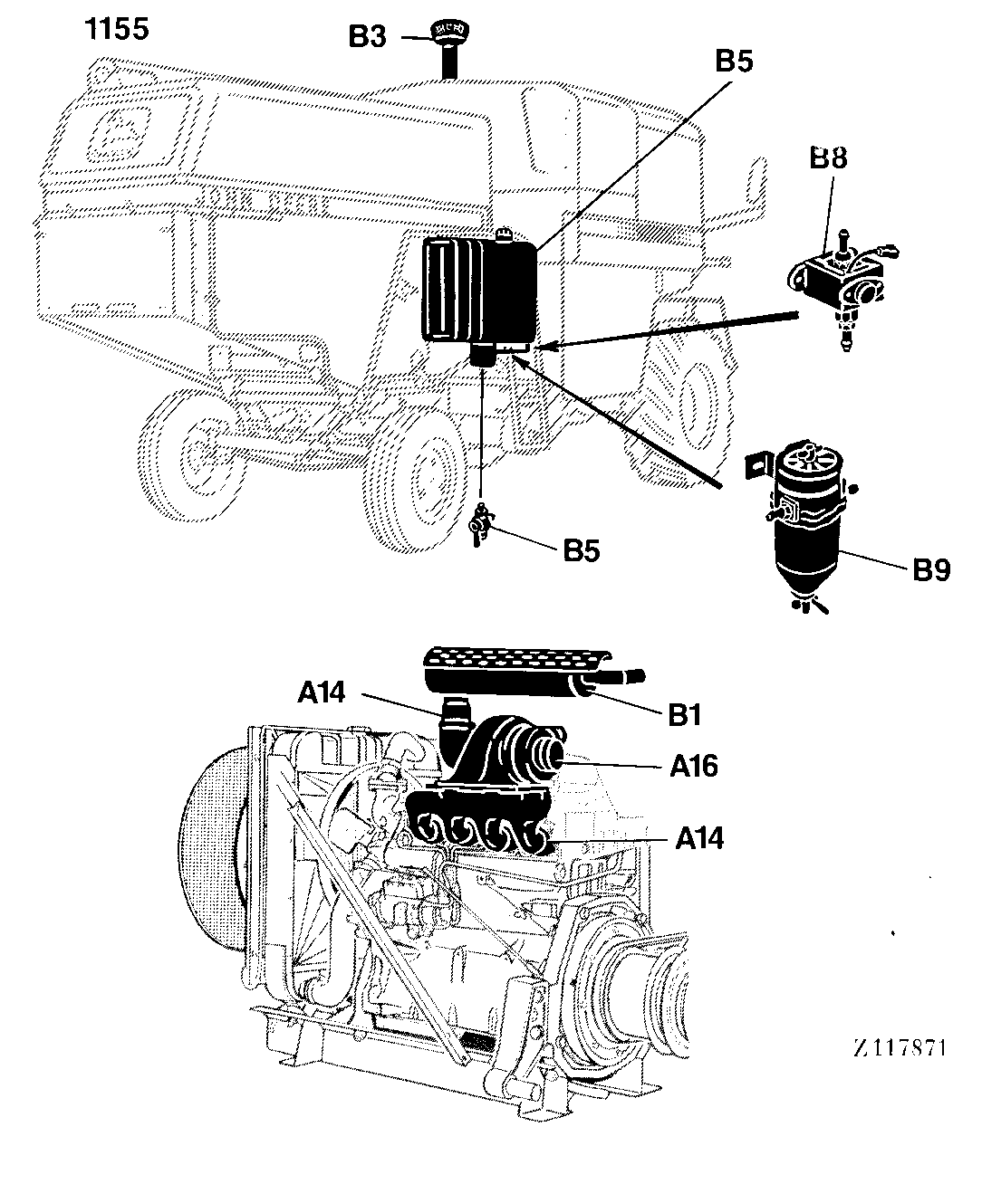 31 FUEL SYSTEM AND AIR INTAKE SYSTEM 4-CYL./1155