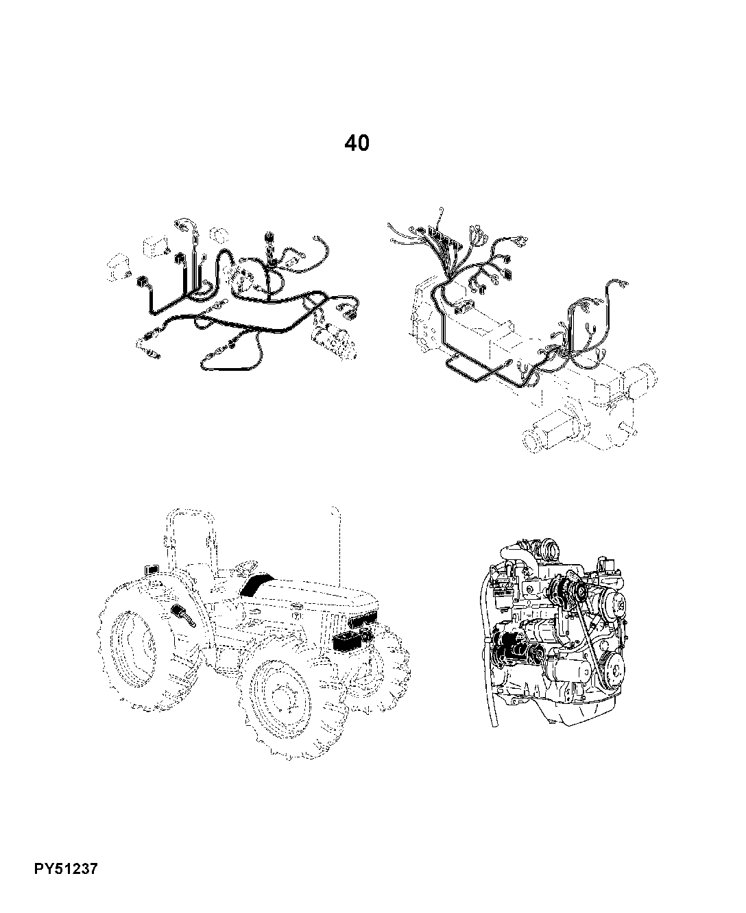 5303, 5403 and 5503 Tractors (Stage II Engine)(PY5303E, PY5403E, PY5503E, Turkey Edition)