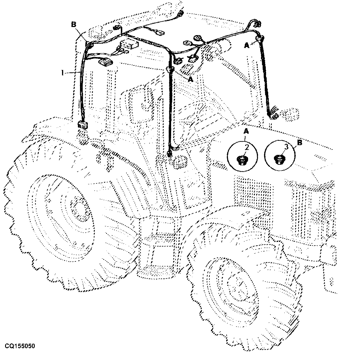 WIRING HARNESS, CAB ROOF