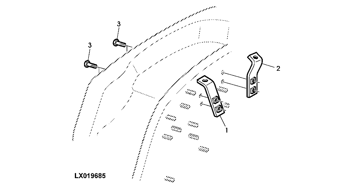 CONTROL CONSOLE ATTACHMENT, 2-POST ROLL-GUARD (WITHOUT CREEPER)