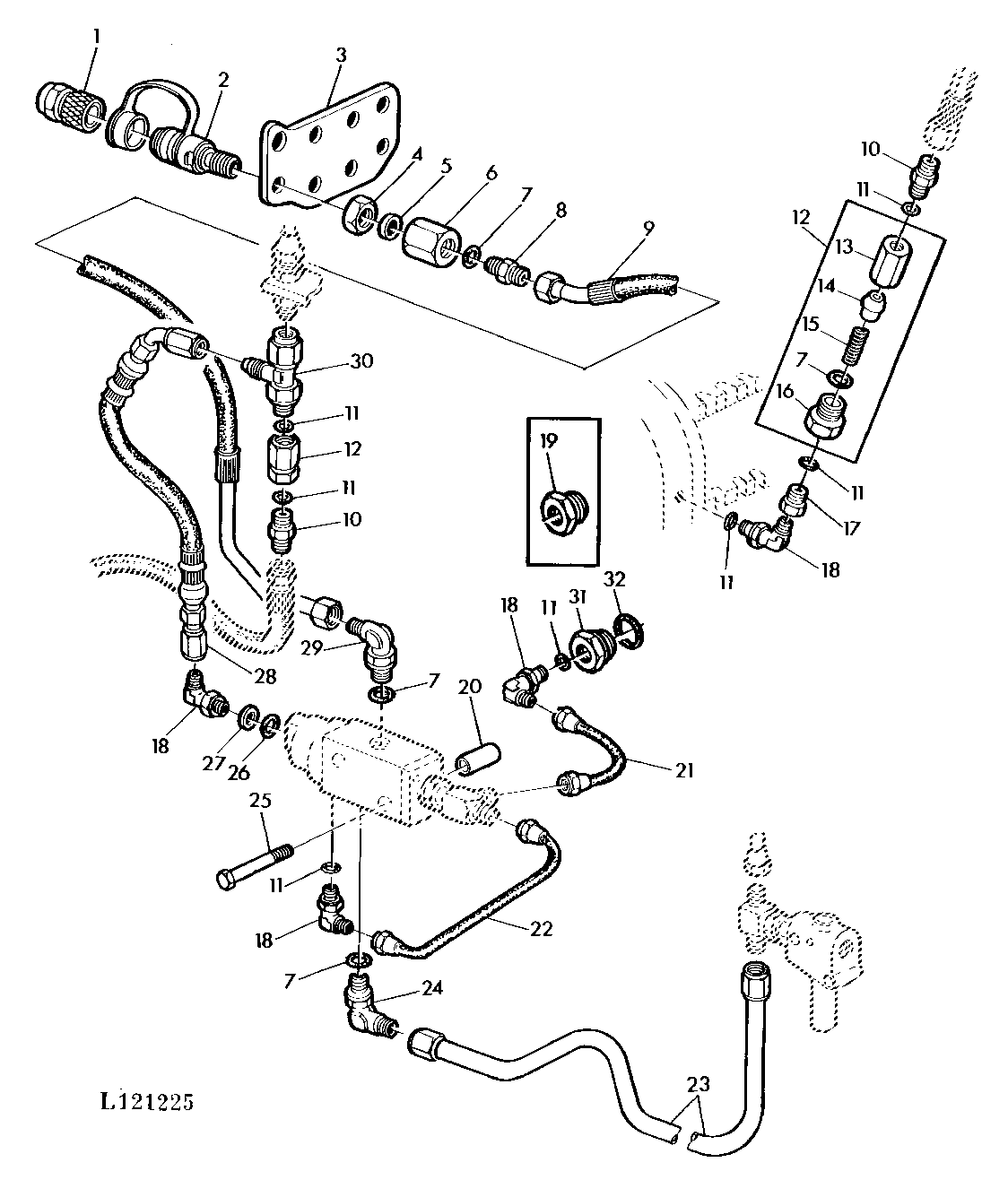 HYDR. TRAILER BRAKE-WITH HYDROST. STEERING (SG2 CAB)