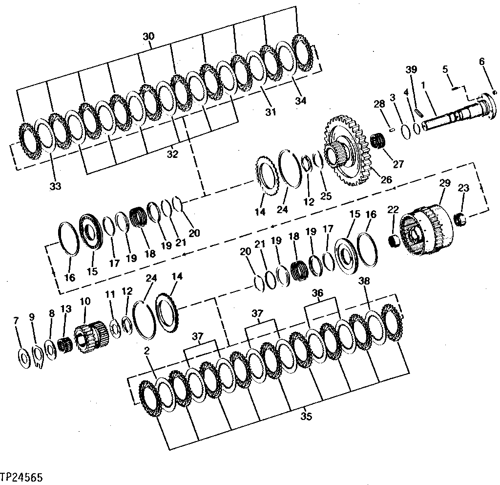 Clutch Assembly (Third and Fourth Gear Clutches)