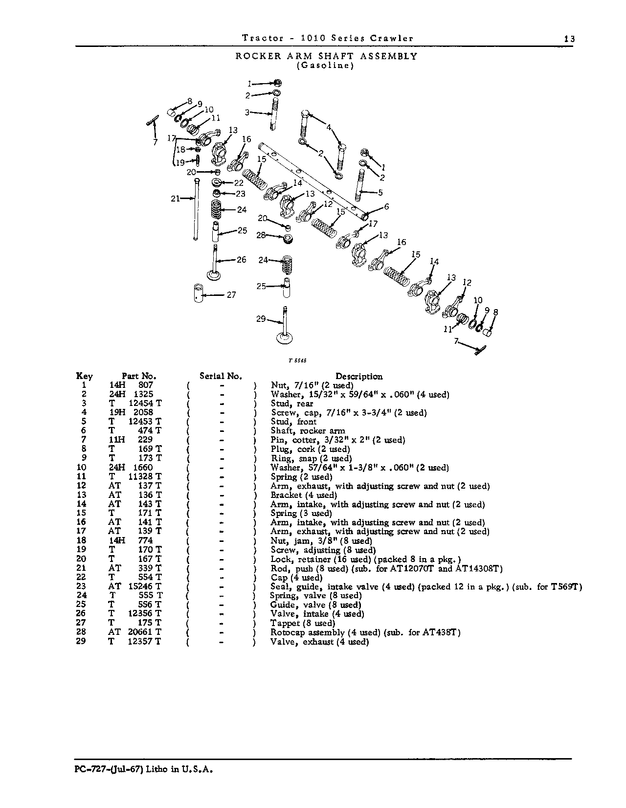Arm, rocker (Continued)