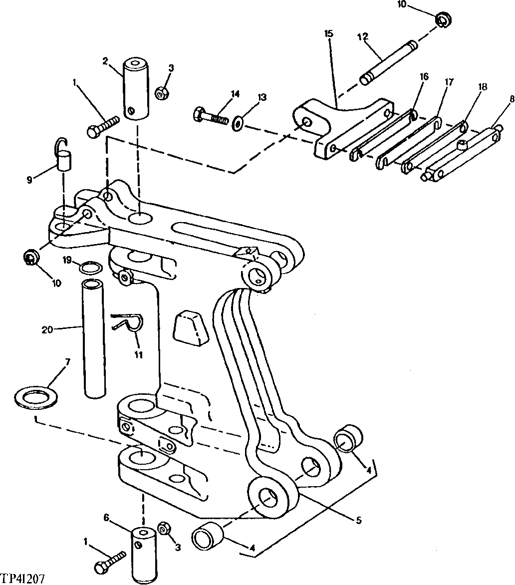 Swing Frame and Pins (For Use With Standard Boom) ( - 801199)